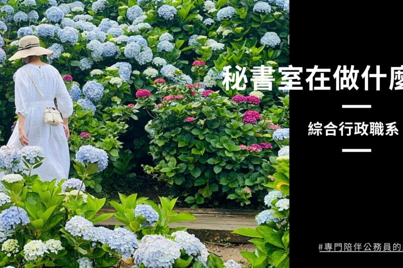 綜合行政職系看過來｜秘書室在做什麼？